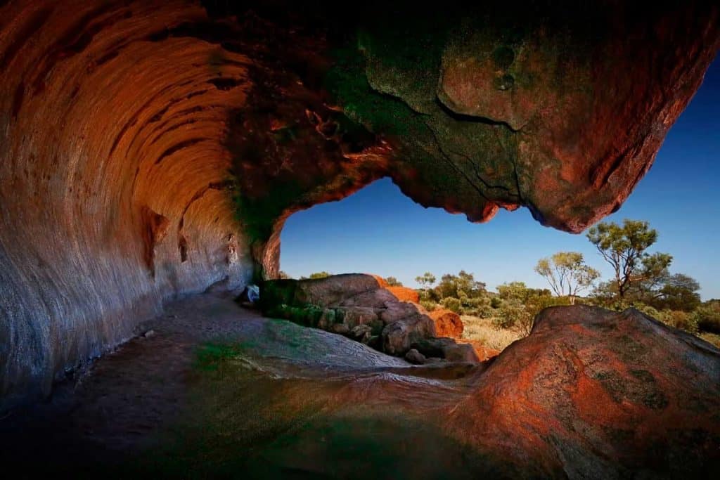 Inside Uluru Ayers Rock Australia