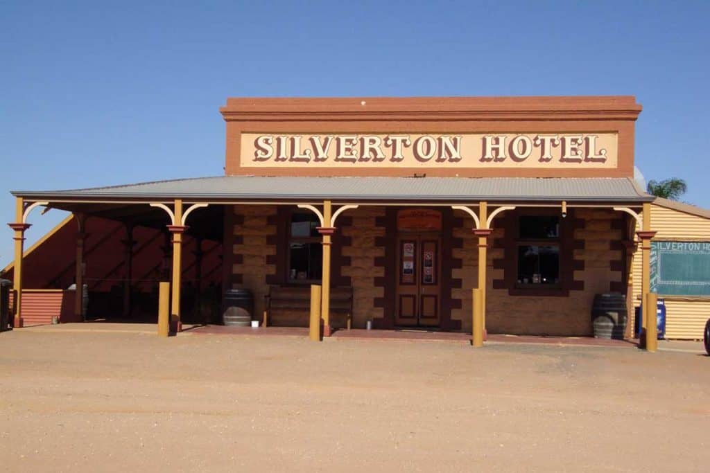 Ghost town of Silverton South Australia. The old hotel still opens.