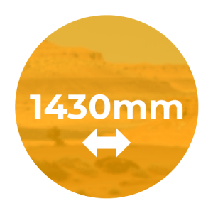 1430mm